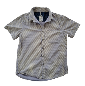 Raw Short‎ Sleeve Button Down Shirt Size S